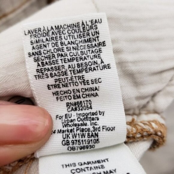 ☀ We The Free Borderline Cutoff Denim Shorts Sz 26 - Picture 6 of 8